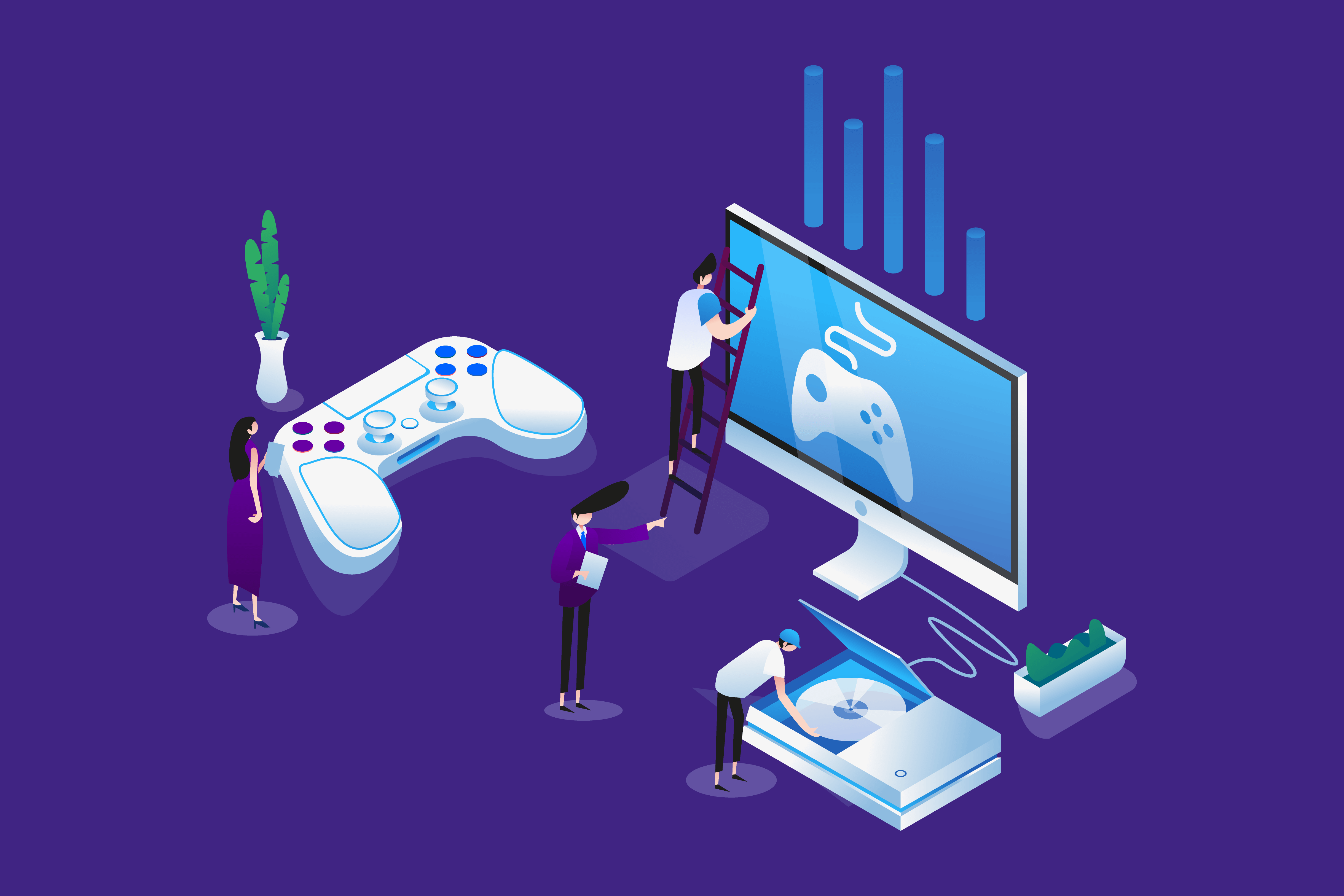 Designer working on computer